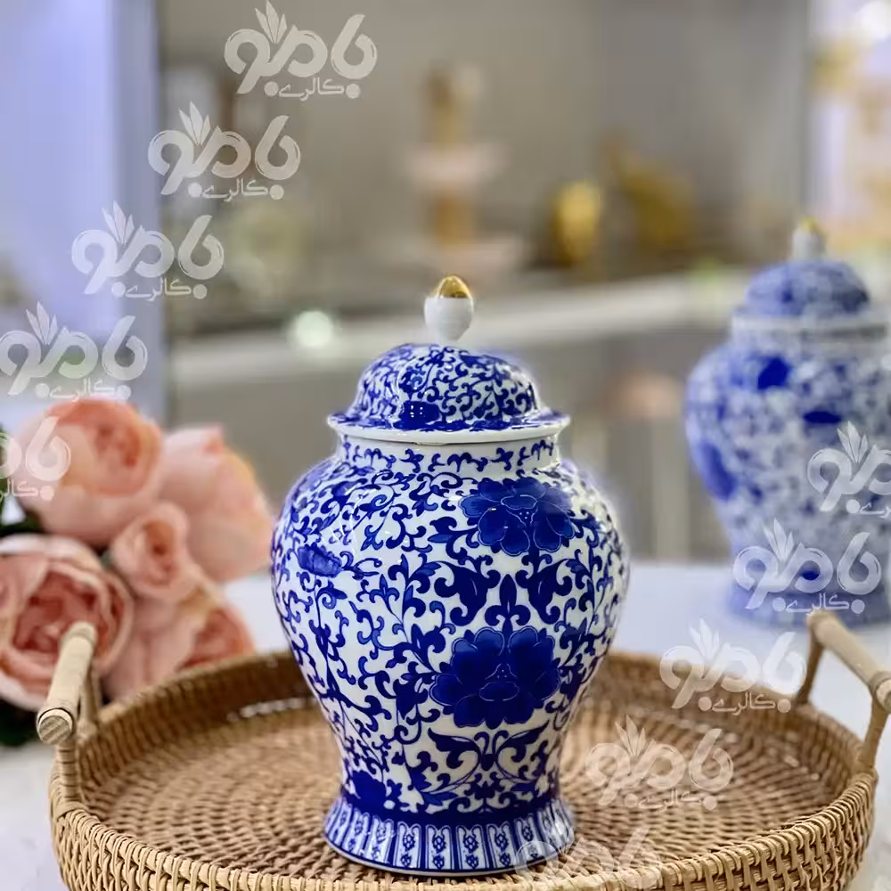 بانکه سرامیک جینجر جار قلم آبی 441/8