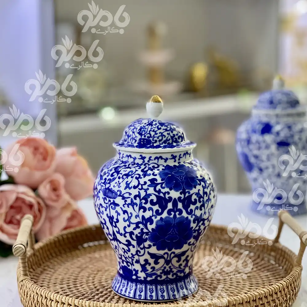 بانکه سرامیک جینجر جار قلم آبی 441/8