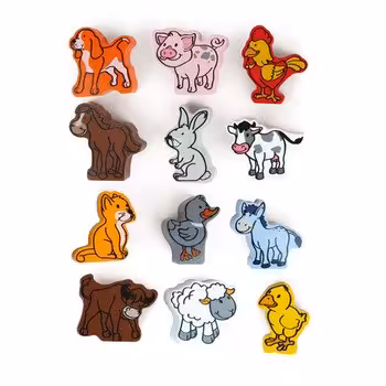 حیوانات مزرعه چوبی کد 0901