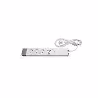 پریز چهارخانه(چند راهی) با تبدیل بدون ارت رونیکس(بهداد الکتریک) با کابل 3 متری