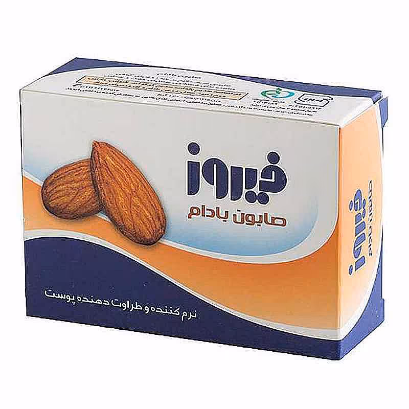 قیمت خرید اینترنتی صابون بادام پوست خشک و حساس فیروز 120 گرمی | فارموکسین
