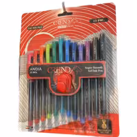 روان نویس های ژله ای مارک crend بسته بندی 12 عددی