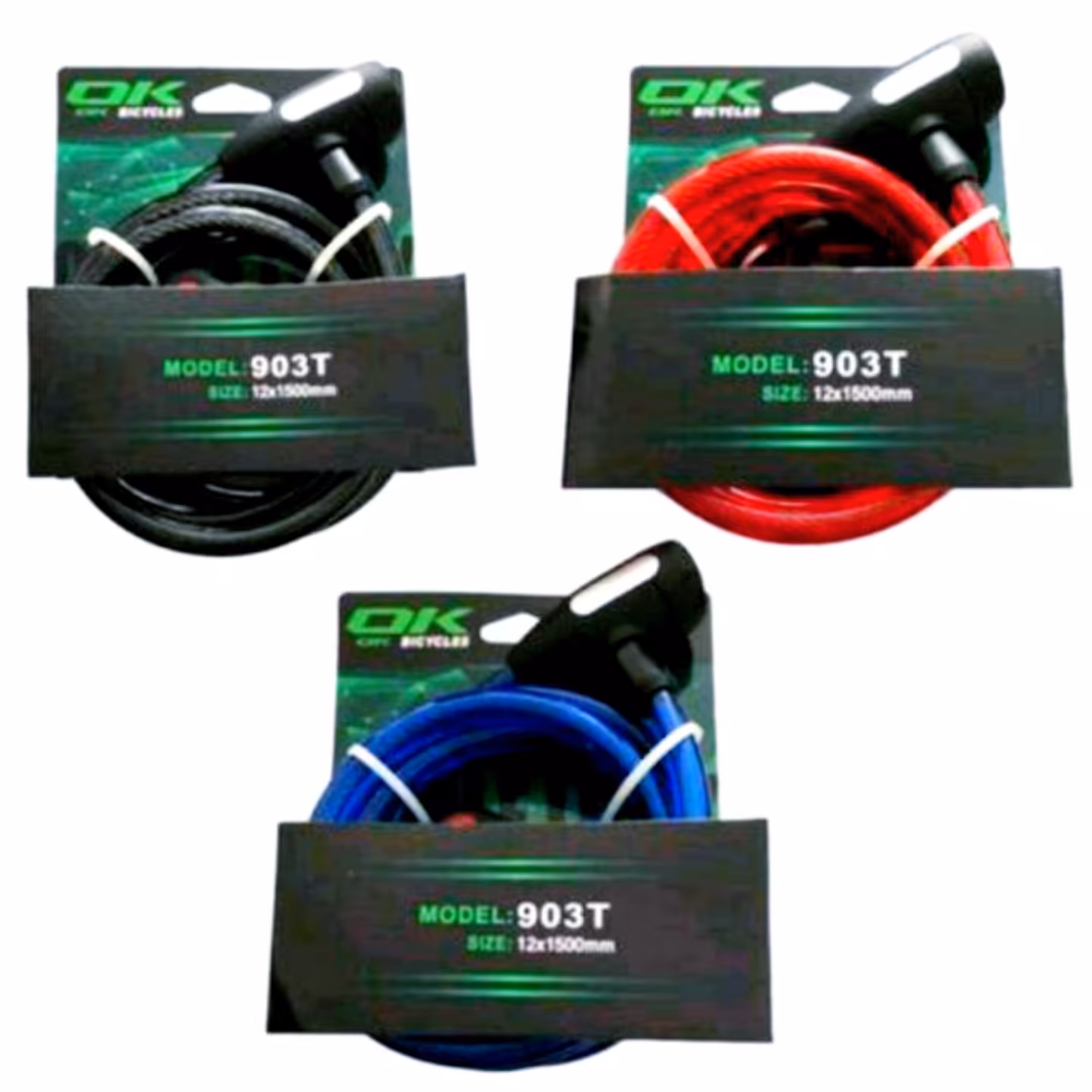 قفل دوچرخه برند اوکی OK کد 2154(فردا بایک)