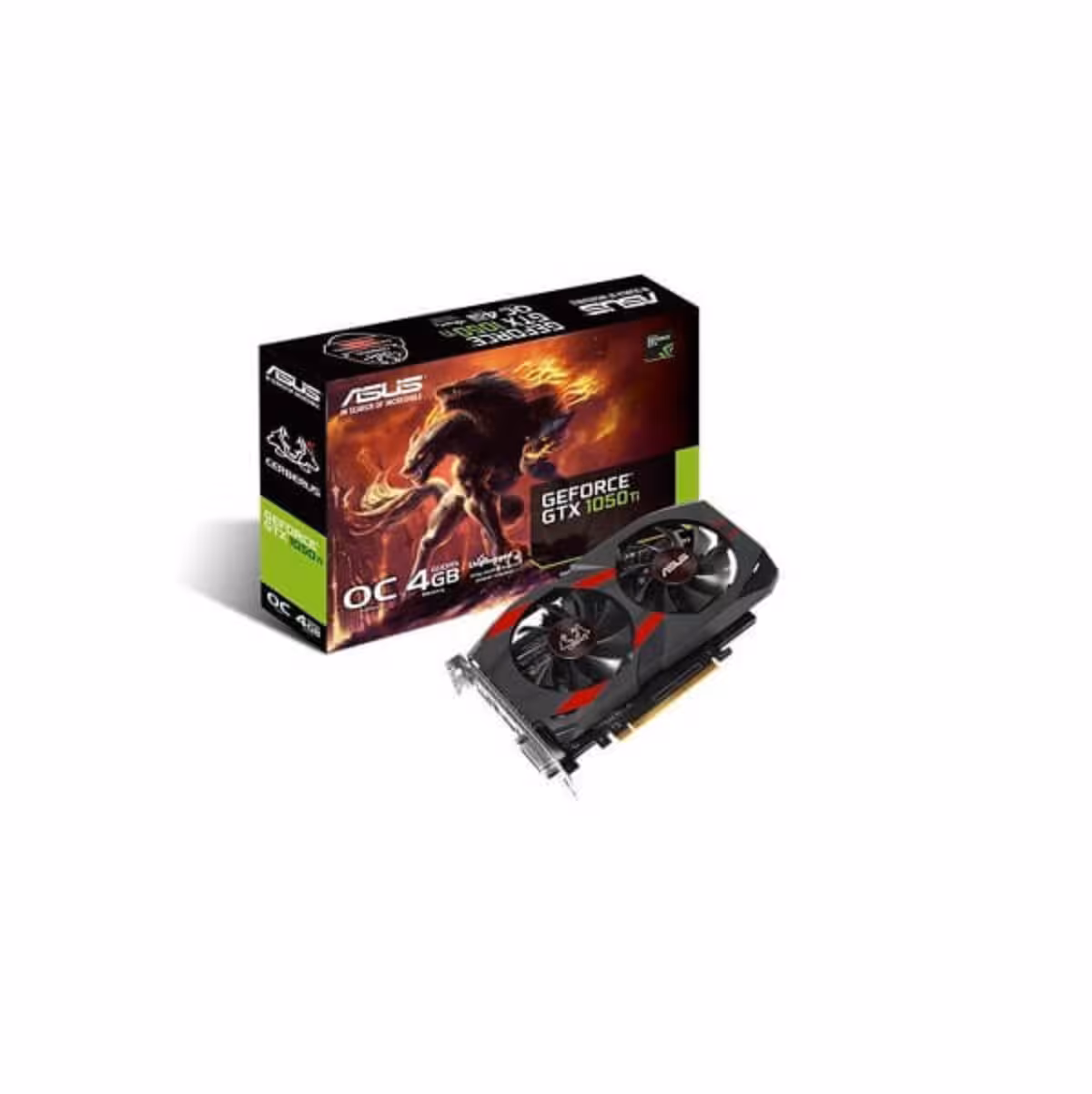 کارت گرافیک ایسوس مدل GTX 1050TI CERBERUS 4G OC D5