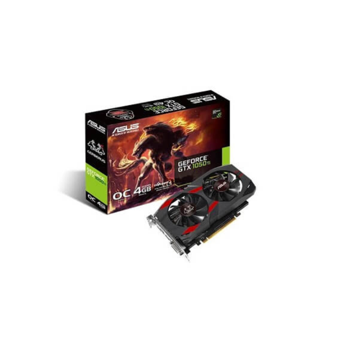 کارت گرافیک ایسوس مدل GTX 1050TI CERBERUS 4G OC D5