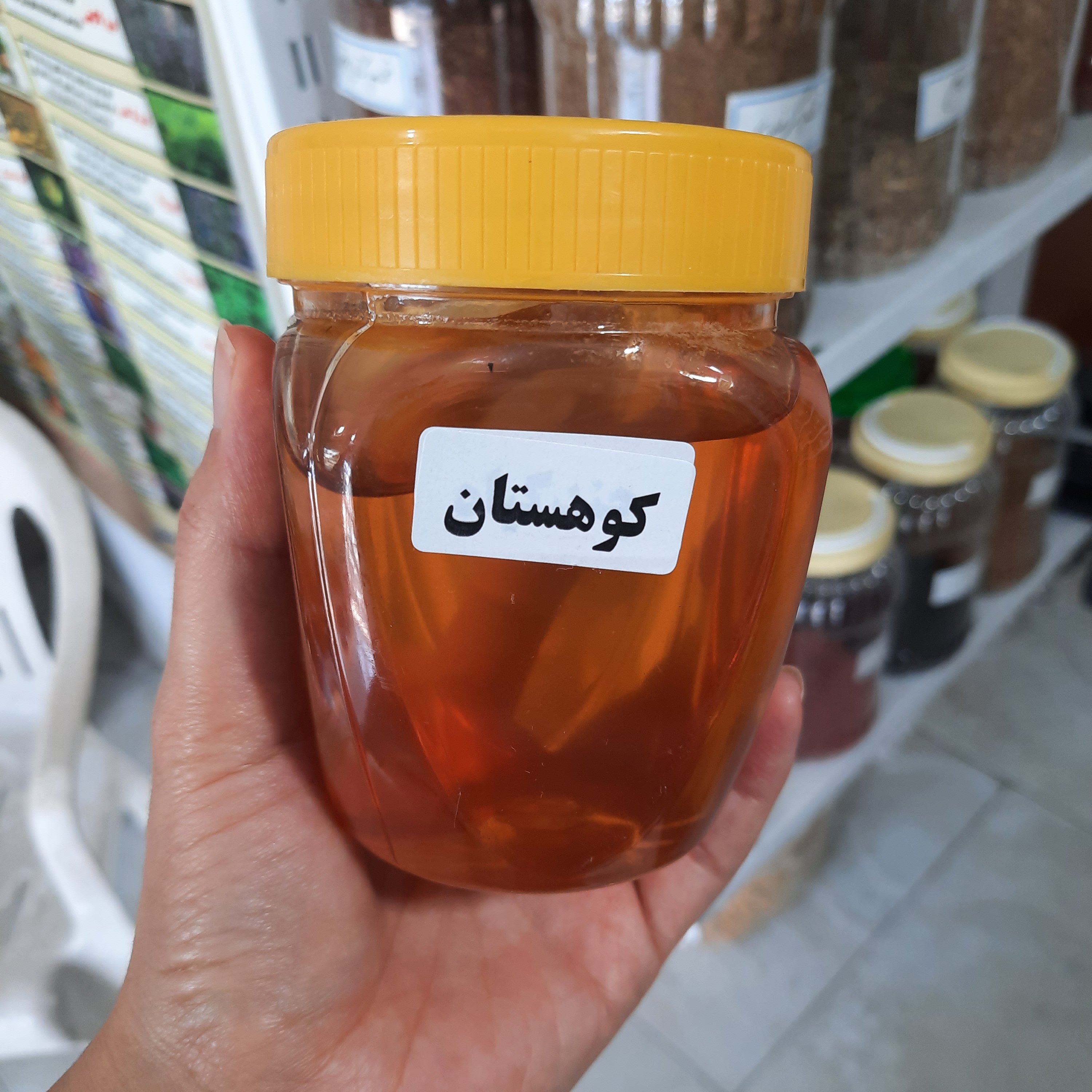 عسل کوهستان خوانسار ( نیم کیلویی)