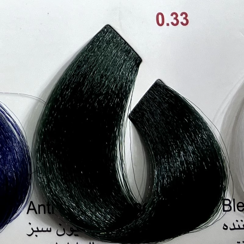 واریاسیون سبز 033،رنگ مو کم آمونیاک پیلون و یک عدد اکسیدان | amazonchi