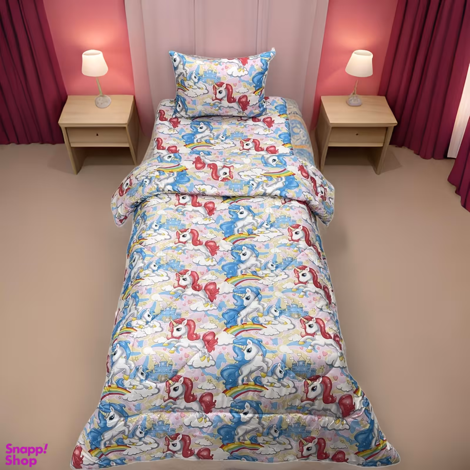 سرویس خواب تک نفره ۳ تکه مانیکاهوم مدل poni plus
