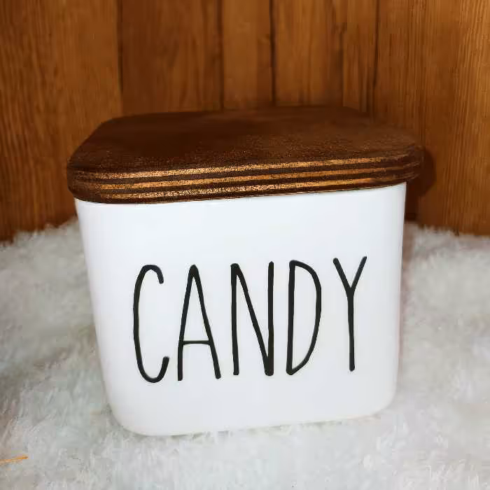 ارسال رایگان بانکه سرامیکی درب دار مدل Candy