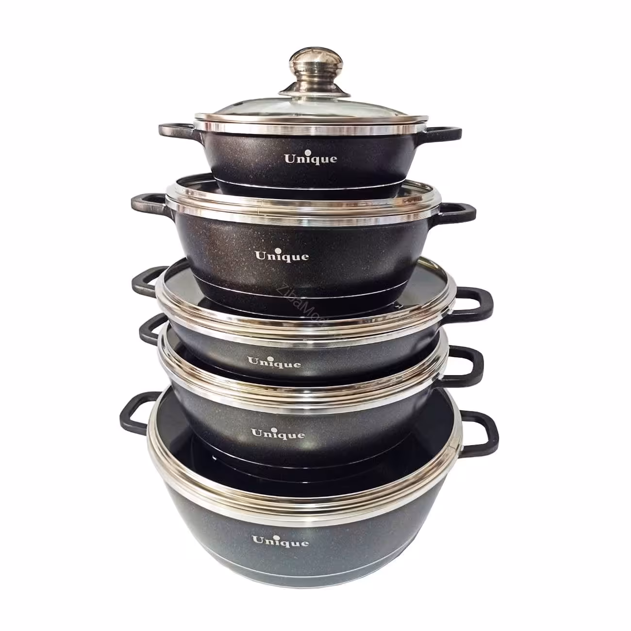 سرویس قابلمه یونیک  حک شده اصل 10پارچه گرانیتی 