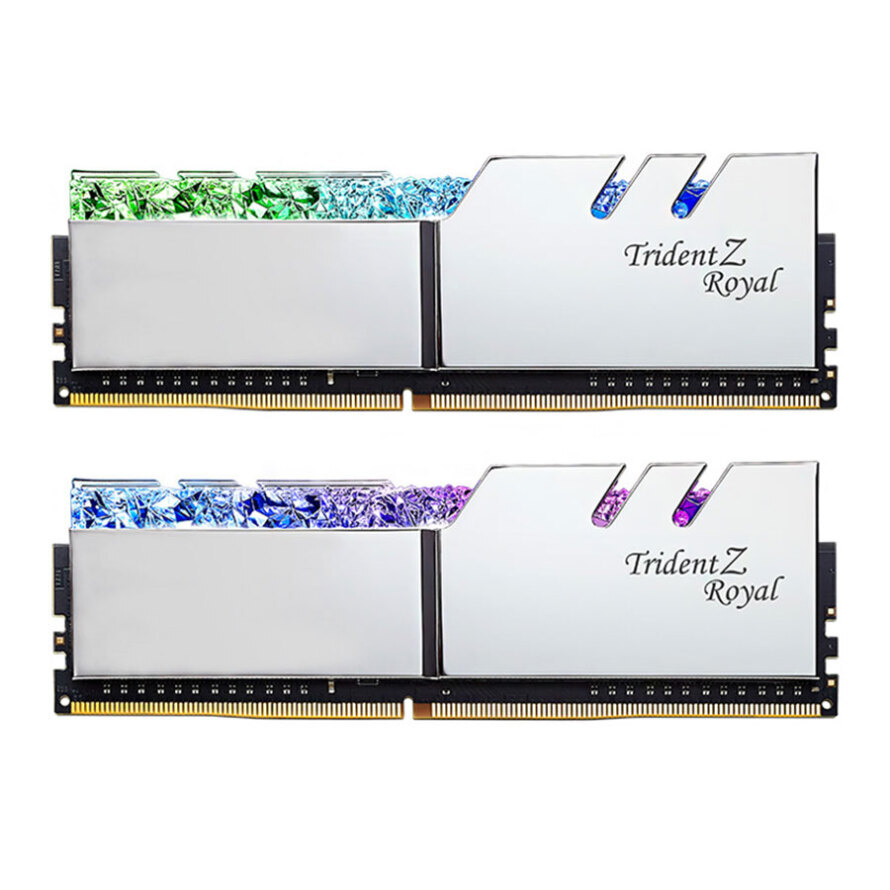 رم جی اسکیل Trident Z Royal GTRS SILVER DDR4 16GB 8GBx2 4400MHz CL16