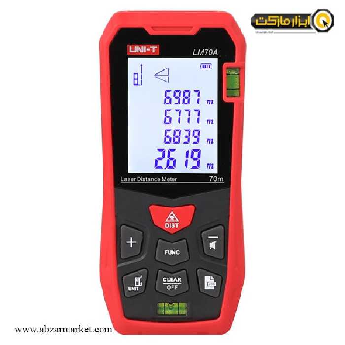 متر لیزری یونیتی 70 متری مدل LM70A