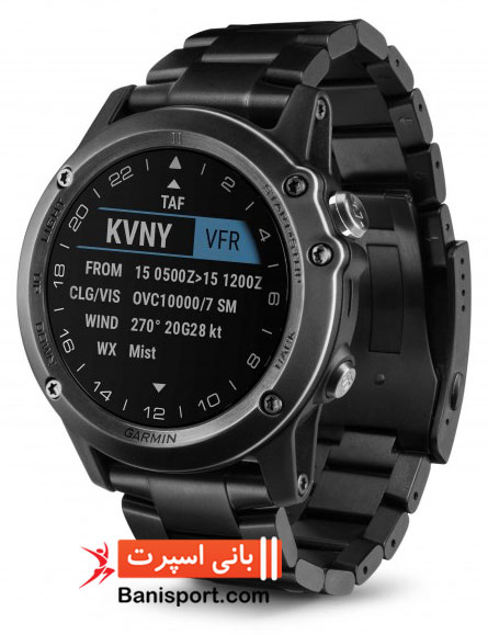 ساعت GPS هوایی گارمین D2 bravo titanium