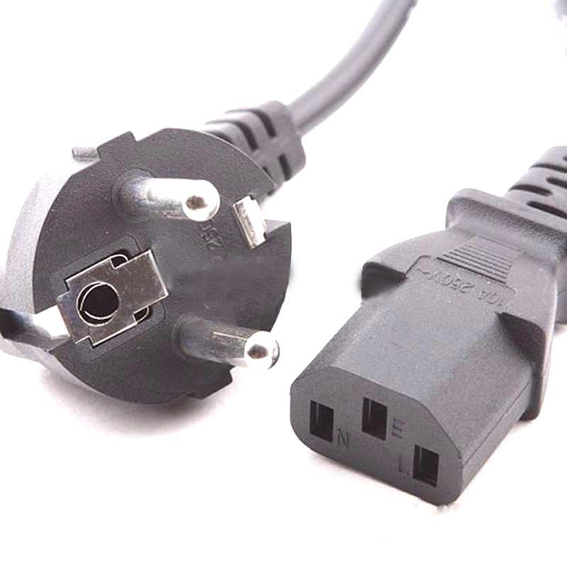 کابل برق پاور معمولی (EU 3 Pin Power)