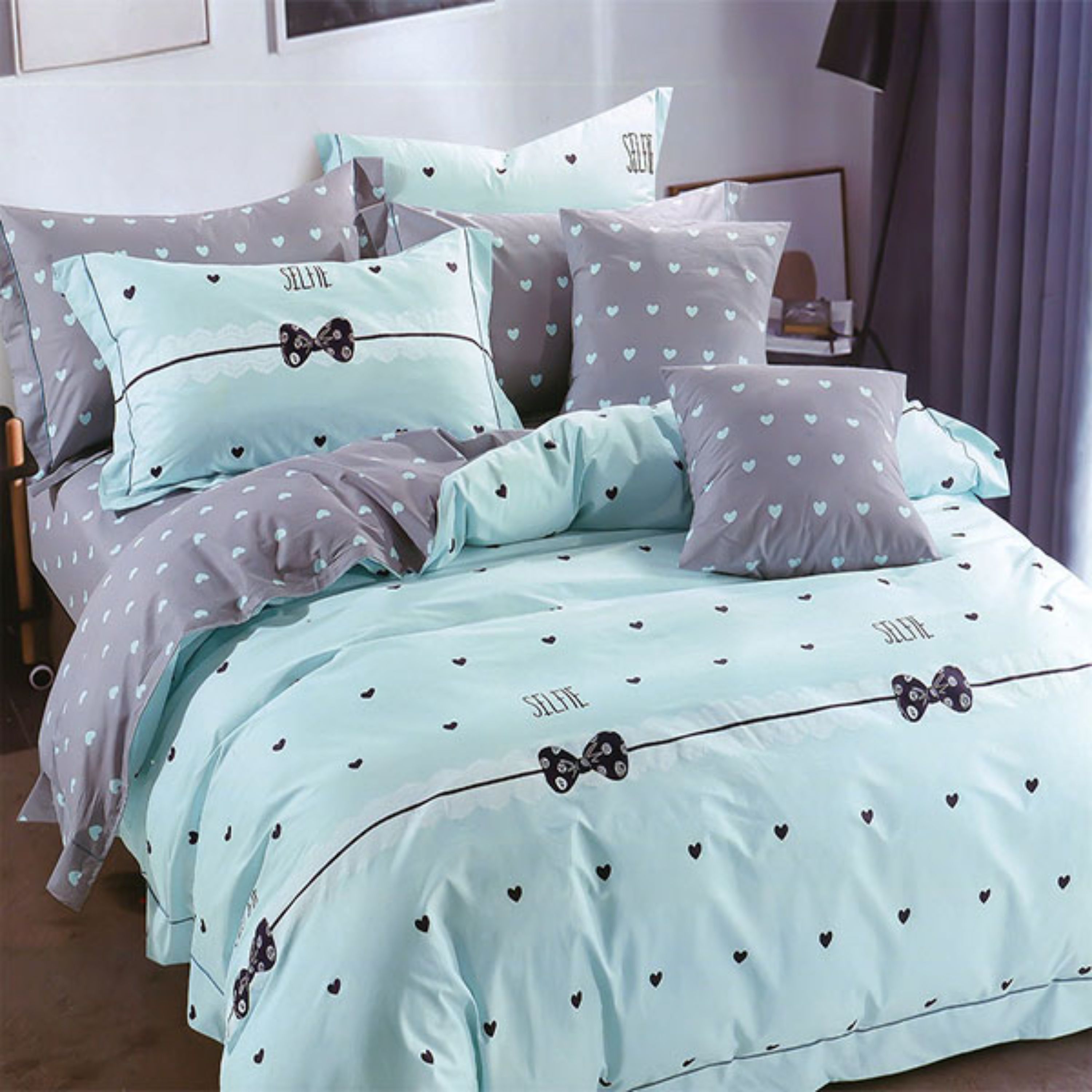 سرویس خواب کد B035 دونفره 6 تکه کتان