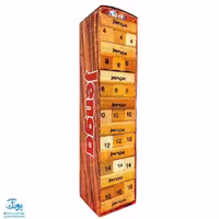 بازی برج هیجان جنگا شماره دار بزرگ قابدار به همراه تاس ( MDF )