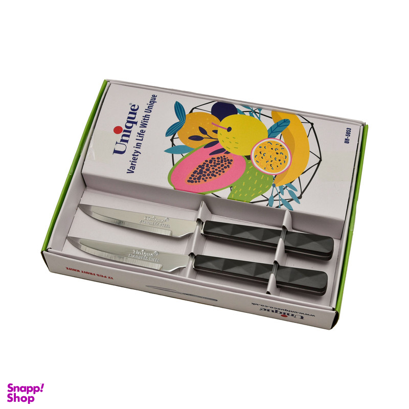 ست کارد میوه خوری یونیک کد 5853 مجموعه 12 عددی