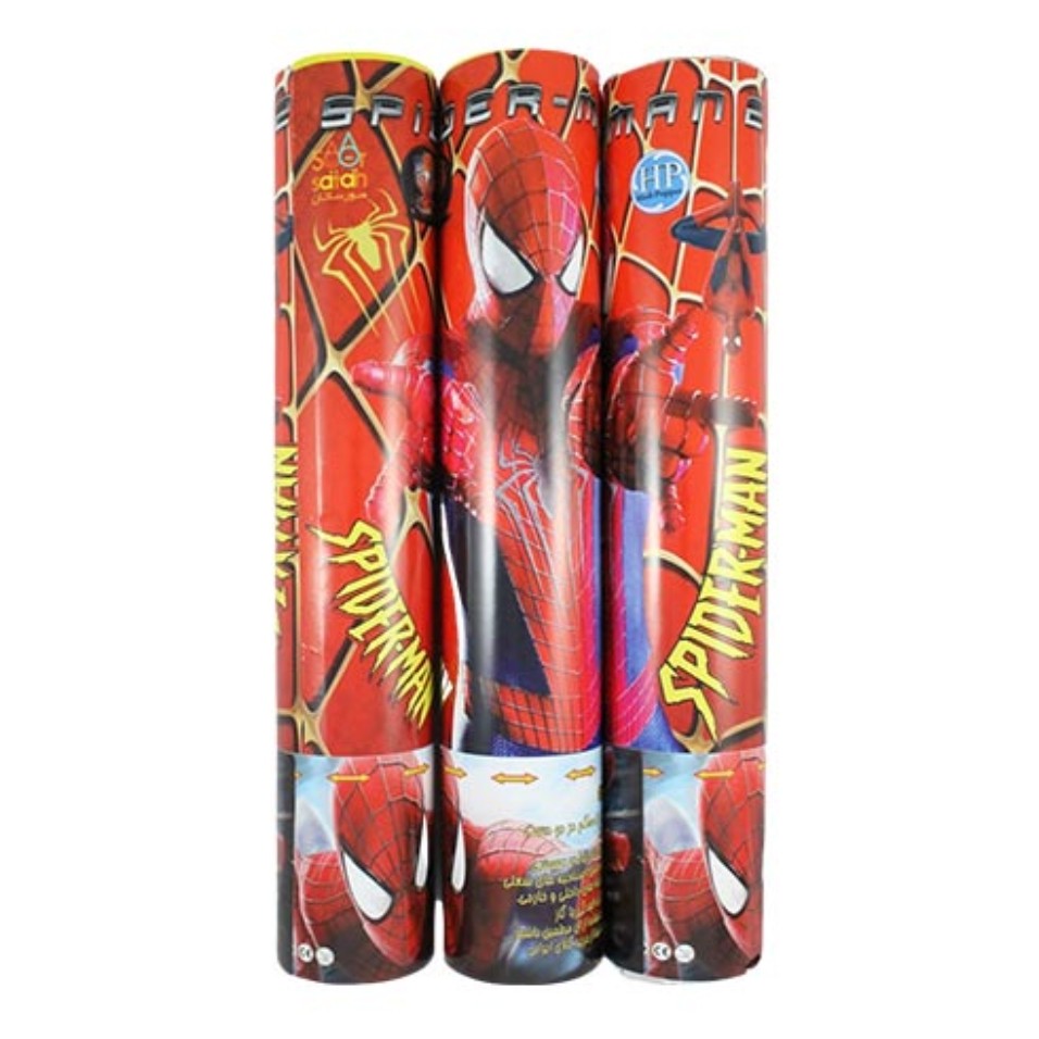 بمب شادی تم تولد مردعنکبوتی یا اسپایدرمن(استوانه) 5شادی)