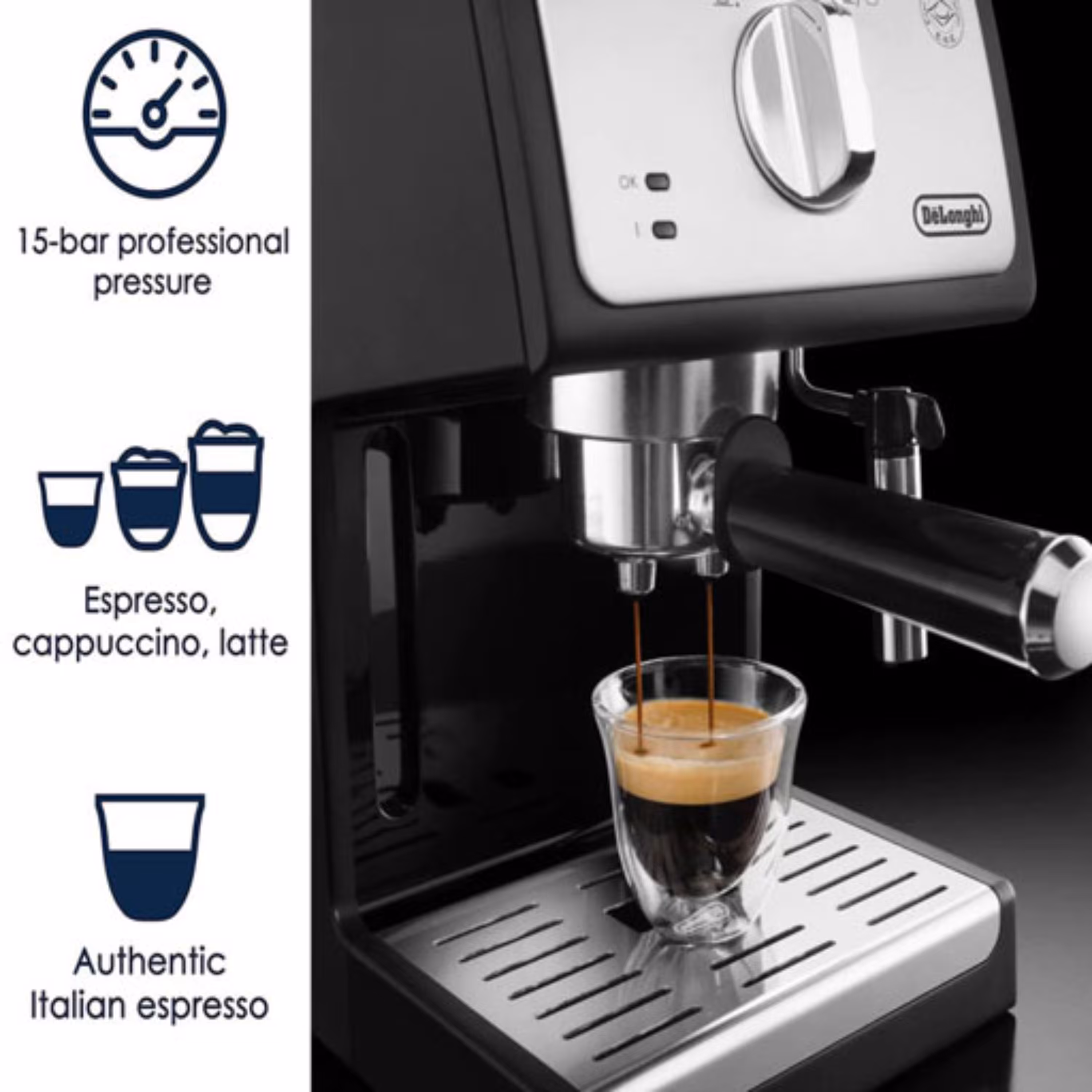 اسپرسو ساز دلونگی مدل ECP33.21(کد2)