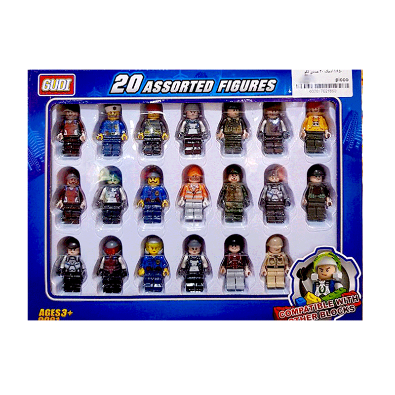 آدمک 20 عددی لگو مدل 1650