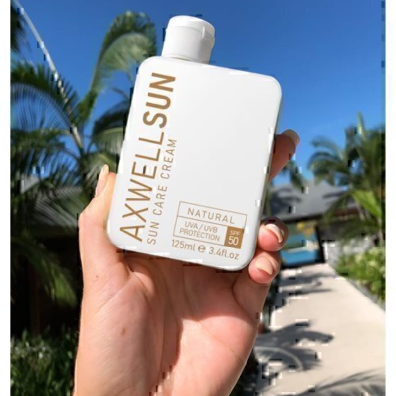 ضد آفتاب اصل اکسول AXWELL SUN پریمیوم ضد چروک 125 ml ساخت ترکیه اصل