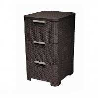 دراور سه طبقه کرور(CURVER) مدل حصیری