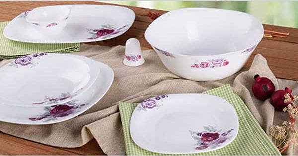 سرویس آرکوپال 28 پارچه چهارگوش مدل پارس اپال کد 362  pars opal