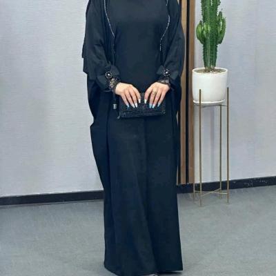 مانتو عبایی آستین پاپیونی