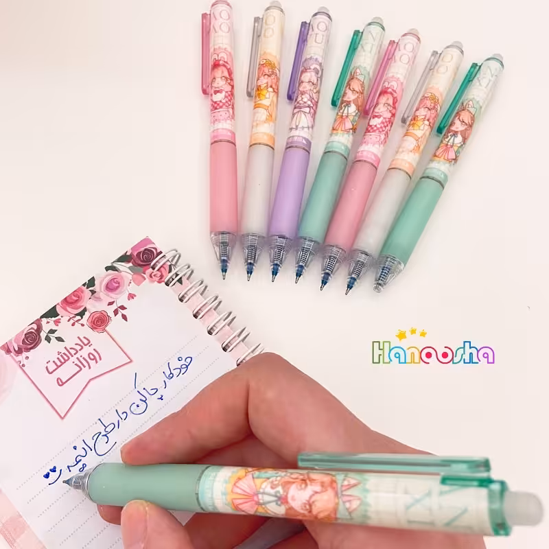 خودکار پاستیلی پیچی طرح انیمه