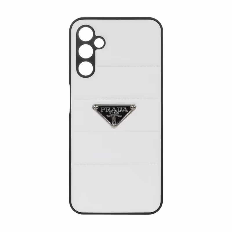 قاب گوشی سامسونگ A14 4G - A145G طرح پافر چرمی اورجینال رنگ سفید