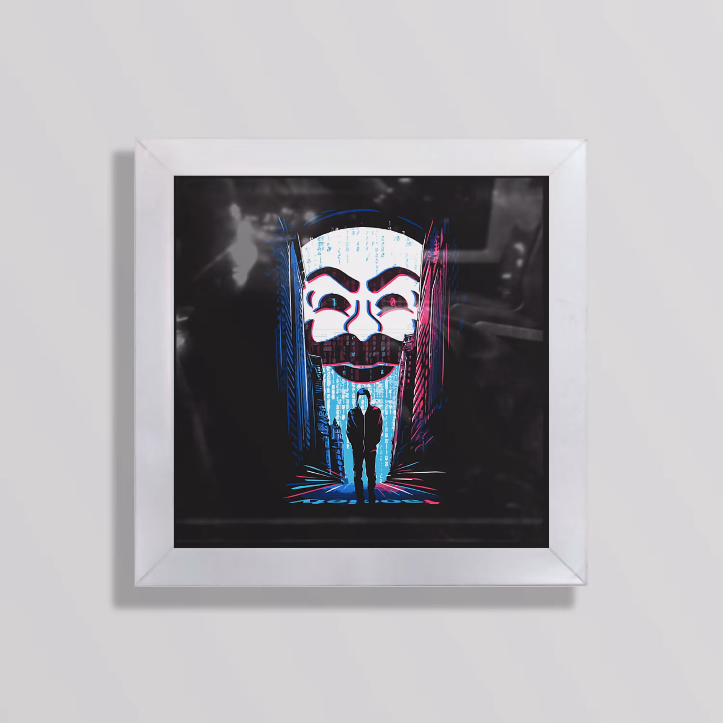 تابلو طرح mr robot مستر ربات سایز 20 در 20