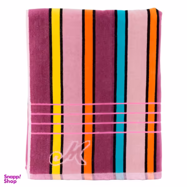 حوله حمام ماندگار طرح راه راه MA31212 سایز 100×170 سانتی متر