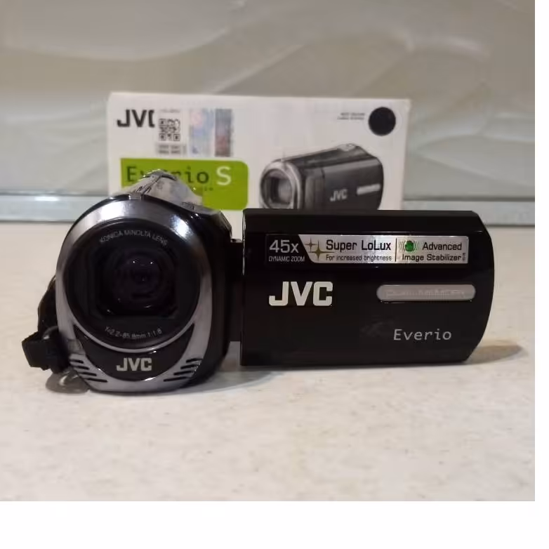دوربین فیلمبرداری جی وی سی JVC با پکیجینگ(ساخت مالزی   تحت لیسانس ژاپن )