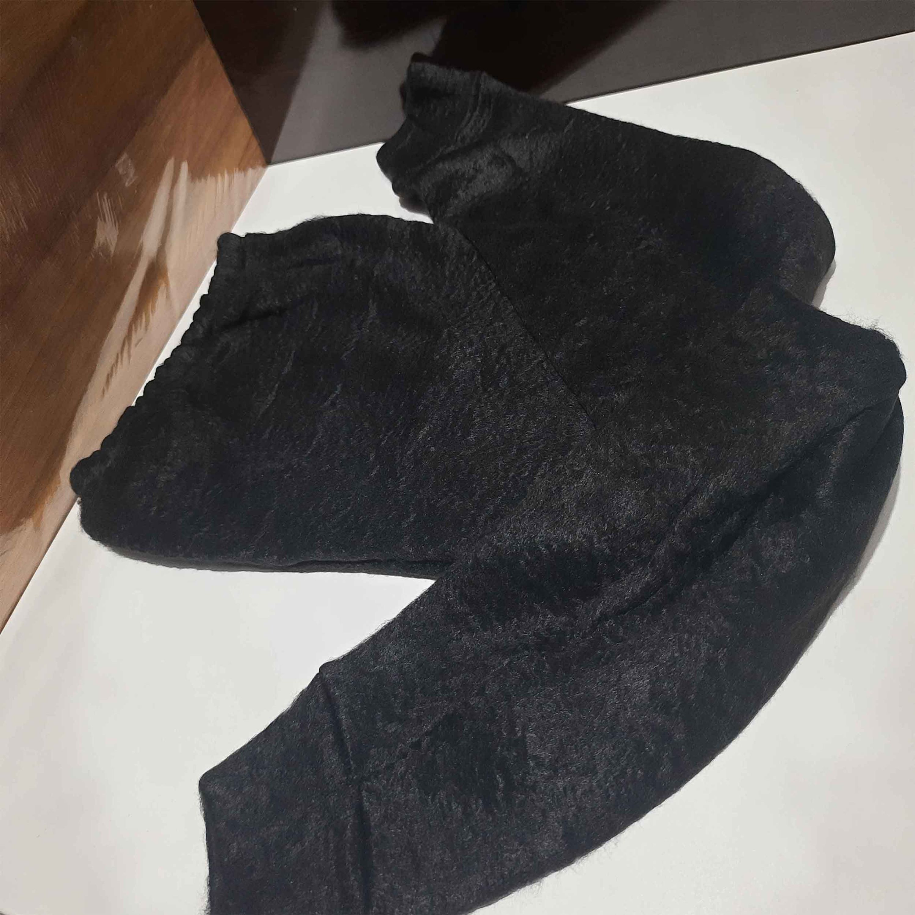 شلوار پشم شتر طبی گرم مشکی عشقه