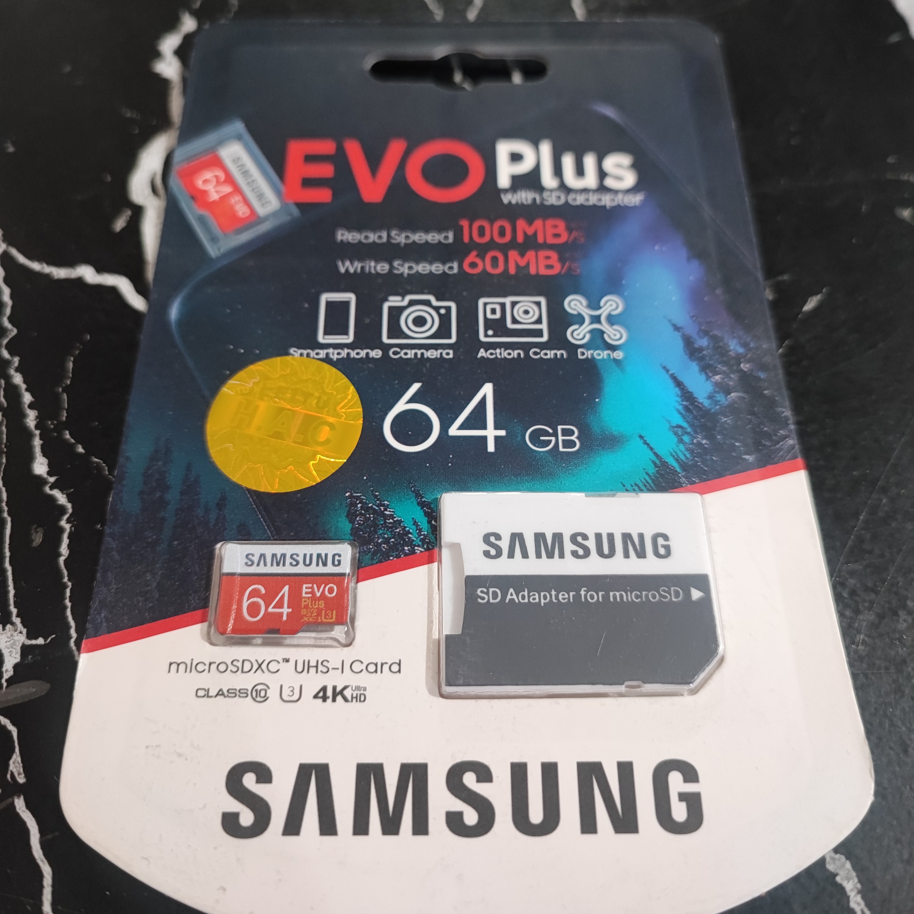 رم 64 گیگ سامسونگ micro SD 
همراه با SD ADAPTER 
