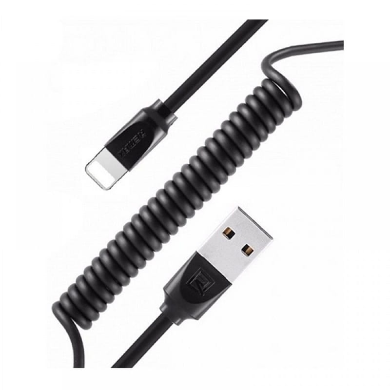 کابل شارژ لایتنینگ فنری ریمکس مدل REMAX RC-117i