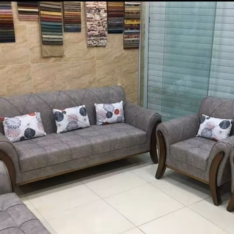 مبل اسکارلت راحتی ارسال با باربری پایه چوبی 