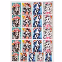 ترنسفر طرح ماریا ابعاد30در40 سانتی متر