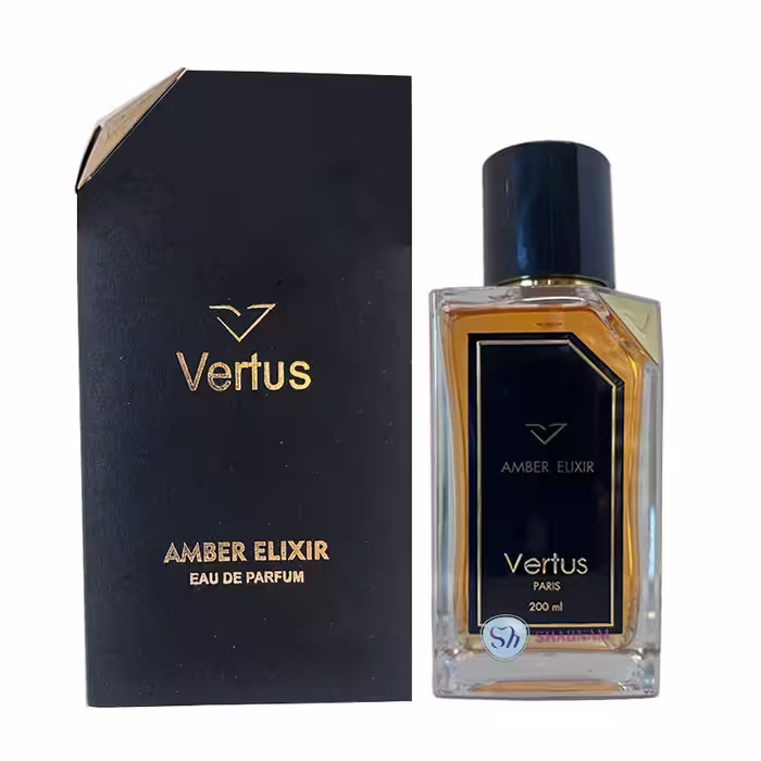 ادکلن ادوپرفیوم مردانه و زنانه ورتوس مدل Amber Elixir حجم 200 میل 