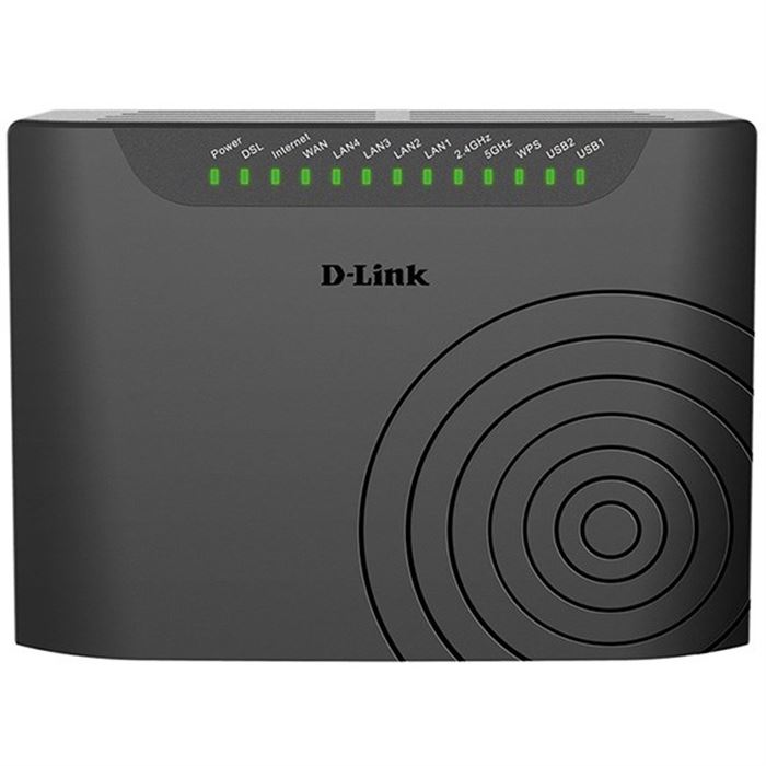 مودم-روتر  ADSL2 بیسیم و دو باند دی-لینک مدل DSL-2877AL