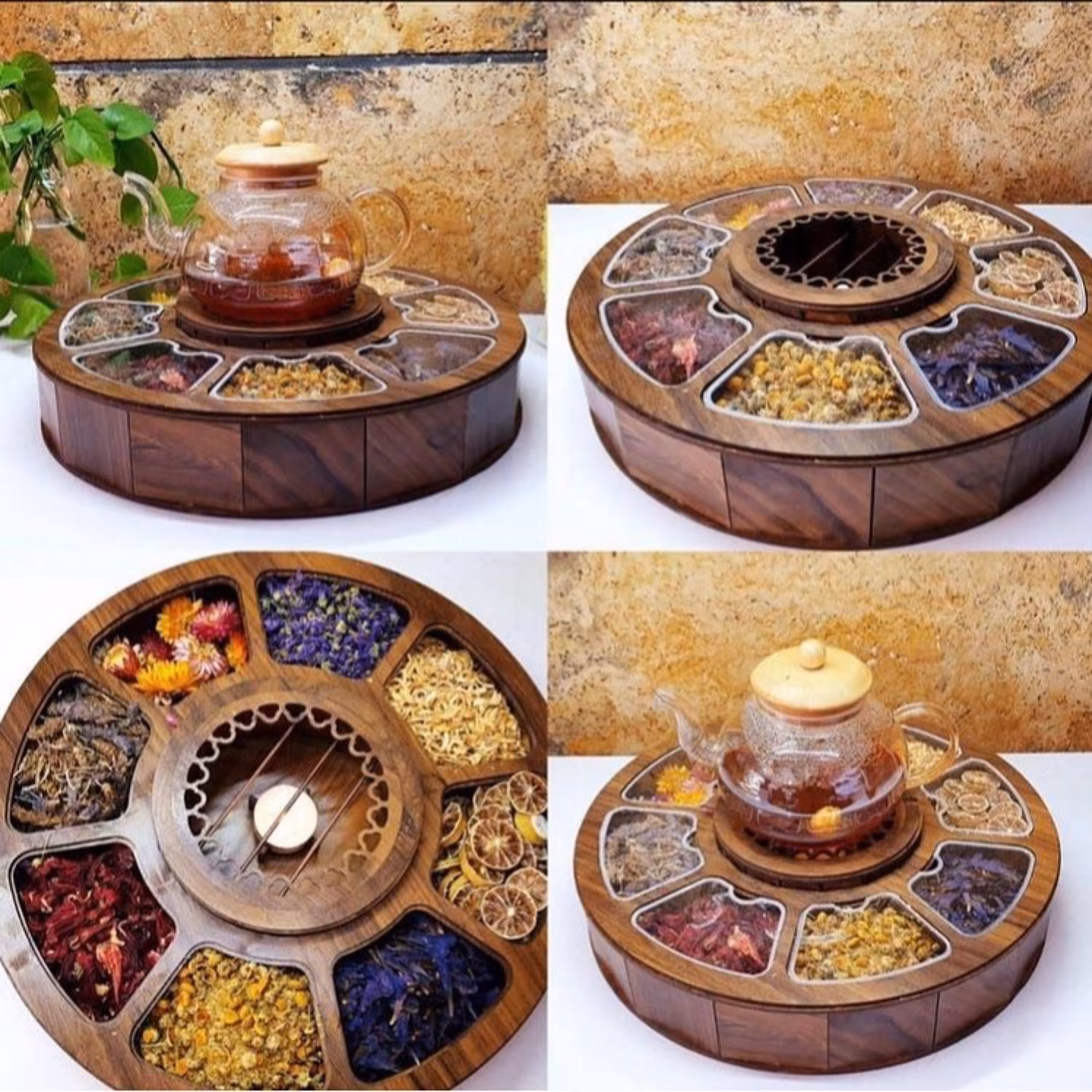 تی بگ چوبی وارمر دار دایره ای 