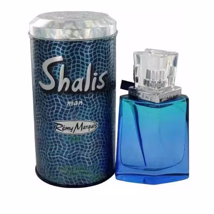 ادکلن شالیز مردانه 100 میل  اصل اورجینال ساخت فرانسه لیبل دار فلزی Shalis blue ادوپرفیوم عطر شالیز آبی عطر شالیس
