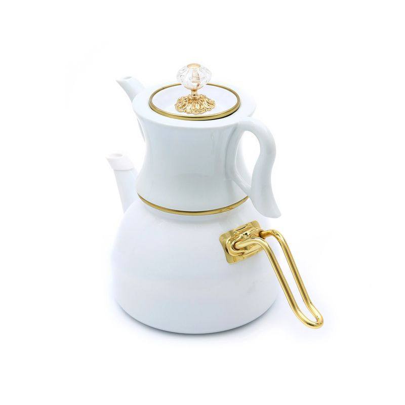 کتری قوری دافی مدل لعابی 