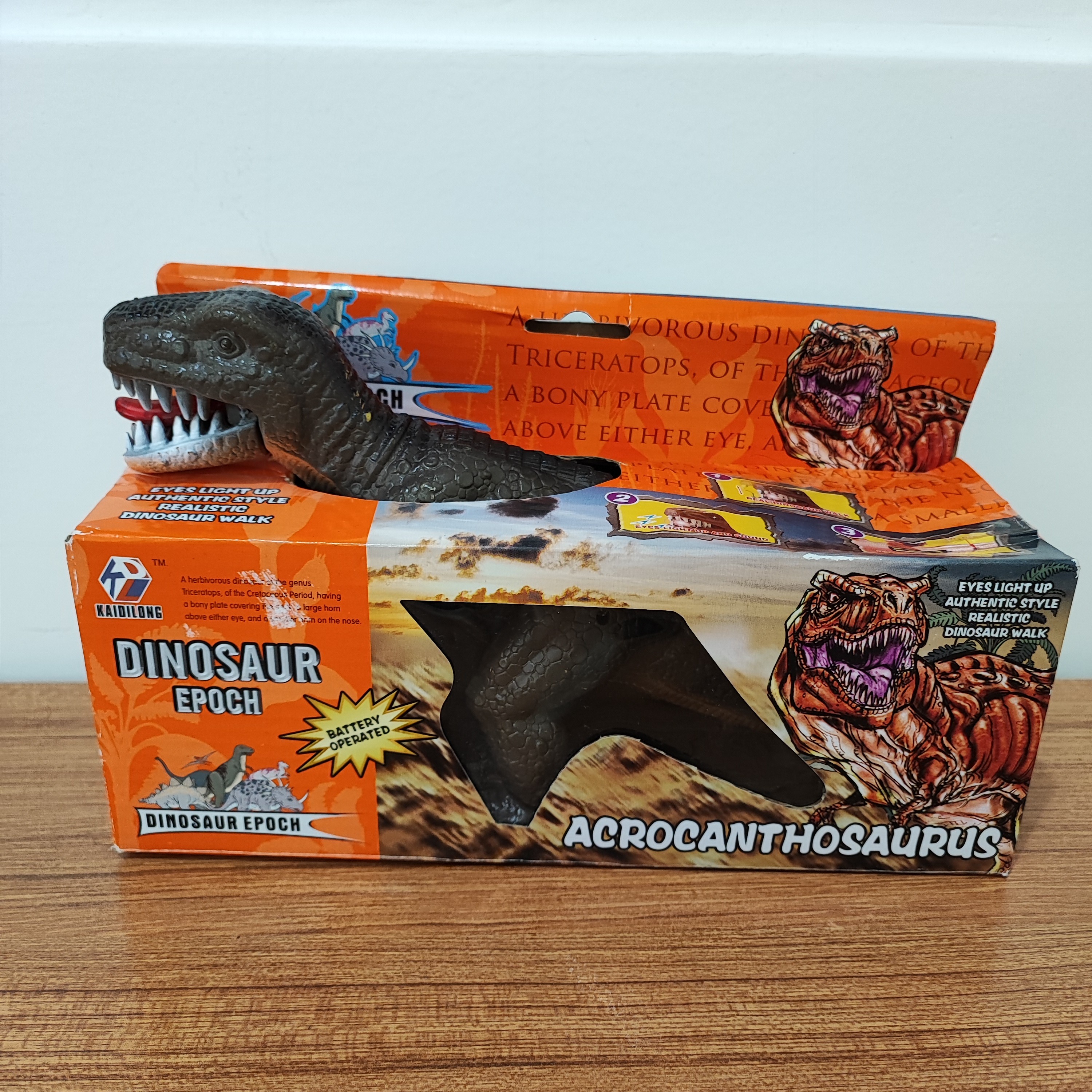 بازی آموزشی موزیکال طرح دایناسور متحرک و چراغدار  مناسب هدیه