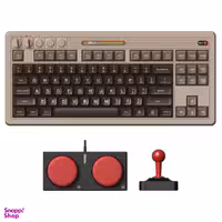کیبورد و سوییچ مکانیکال بی سیم مخصوص بازی مدل 8BitDo C64 Edition