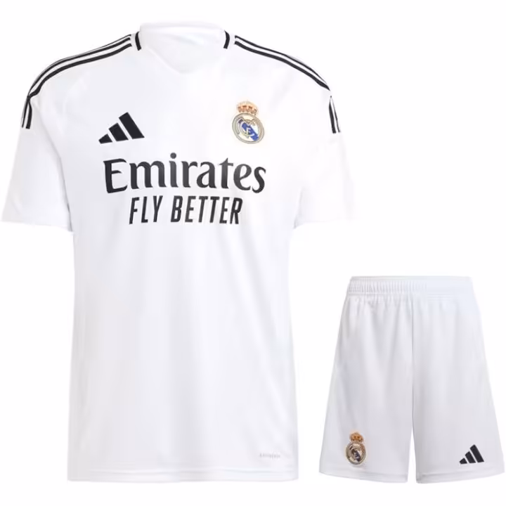 لباس بچه گانه رئال مادرید (پیراهن و شورت ورزشی) 2025
