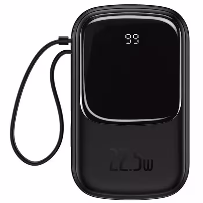 پاوربانک باسئوس توان 22.5 وات همراه با کابل متصل تایپ سی مدل Qpow PPQD-I01