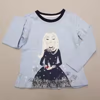 بلوز دخترانه  سایز 2 تا 3 سال سال مارک LITTLE KIDS