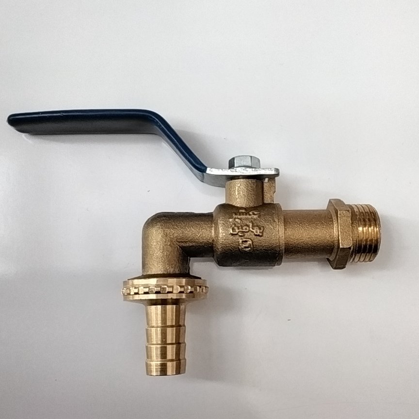 شیر گازی حیاط تک شیر برنجی