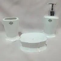 ست سه تیکه سرویس بهداشتی صبا رنگ سفید 